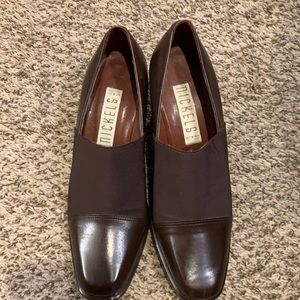 Nickels Italy leather slip on size 6